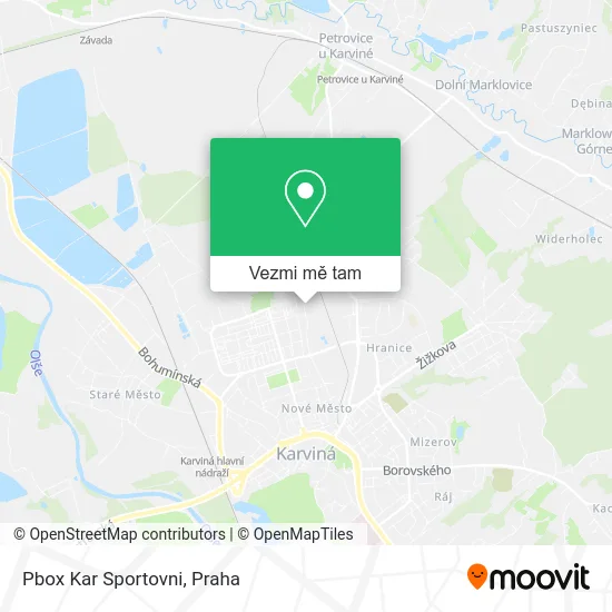 Pbox Kar Sportovni mapa
