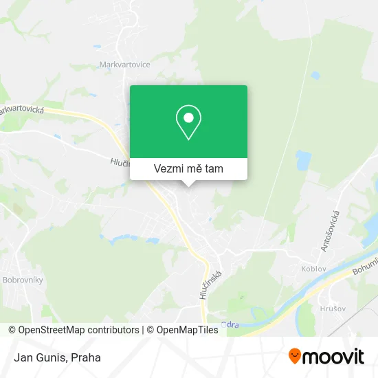 Jan Gunis mapa