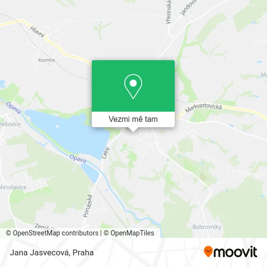 Jana Jasvecová mapa