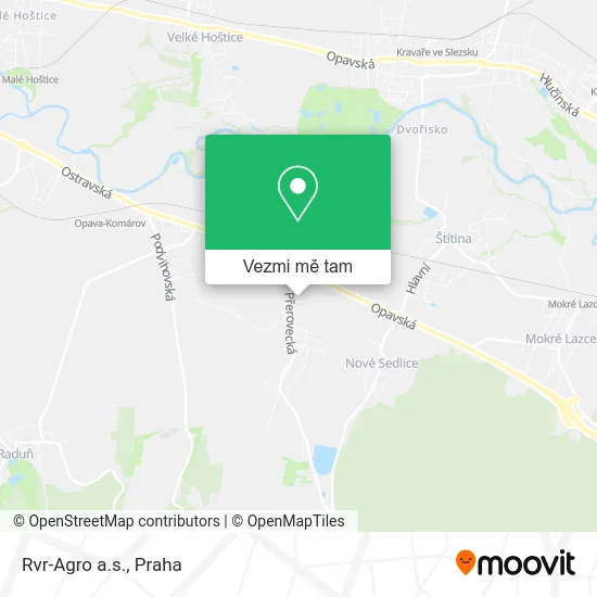 Rvr-Agro a.s. mapa