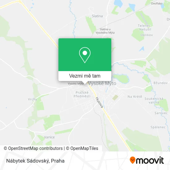 Nábytek Sádovský mapa