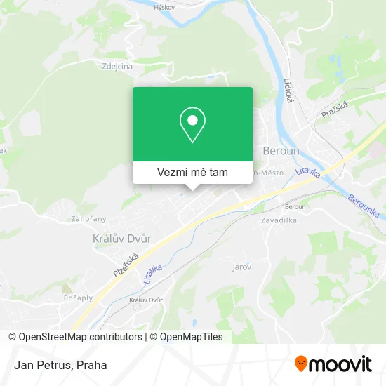 Jan Petrus mapa