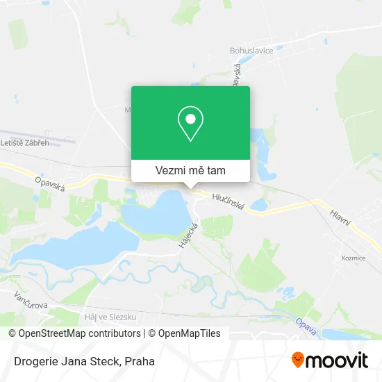 Drogerie Jana Steck mapa
