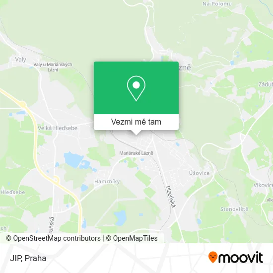 JIP mapa