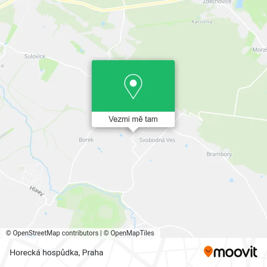 Horecká hospůdka mapa