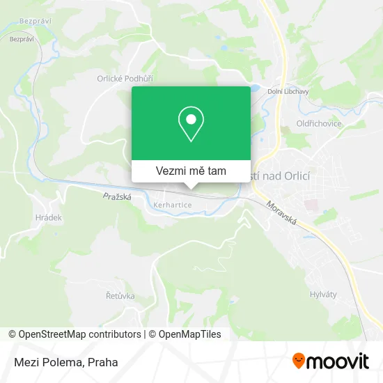 Mezi Polema mapa