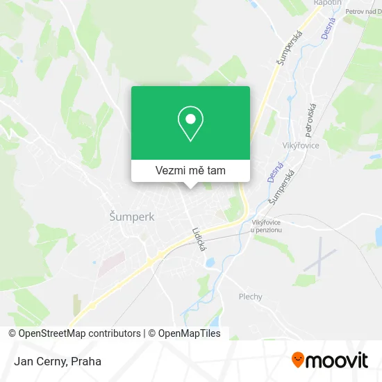 Jan Cerny mapa