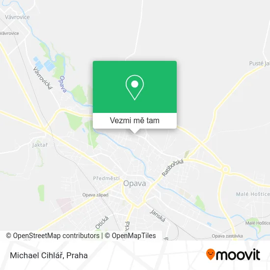 Michael Cihlář mapa