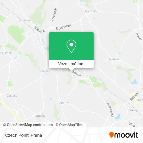 Czech Point mapa