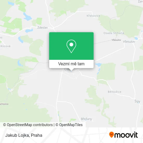 Jakub Lojka mapa