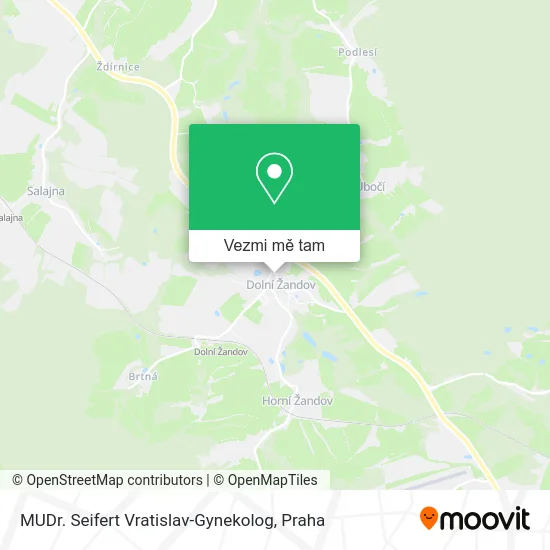 MUDr. Seifert Vratislav-Gynekolog mapa
