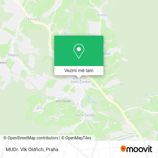 MUDr. Vlk Oldřich mapa