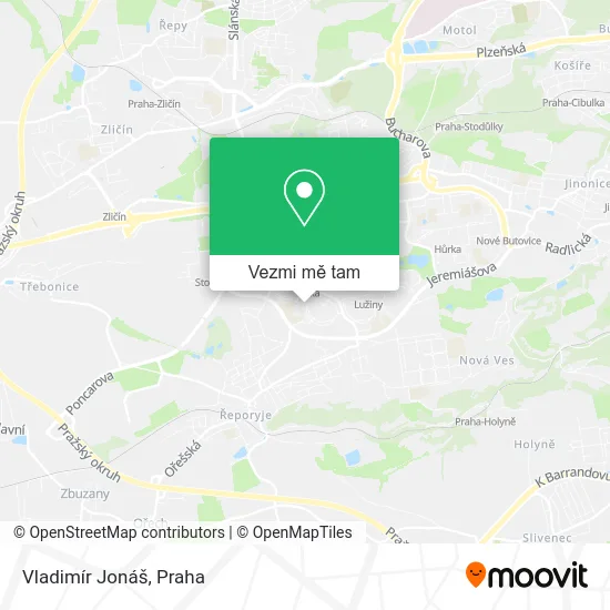 Vladimír Jonáš mapa