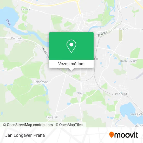 Jan Longaver mapa