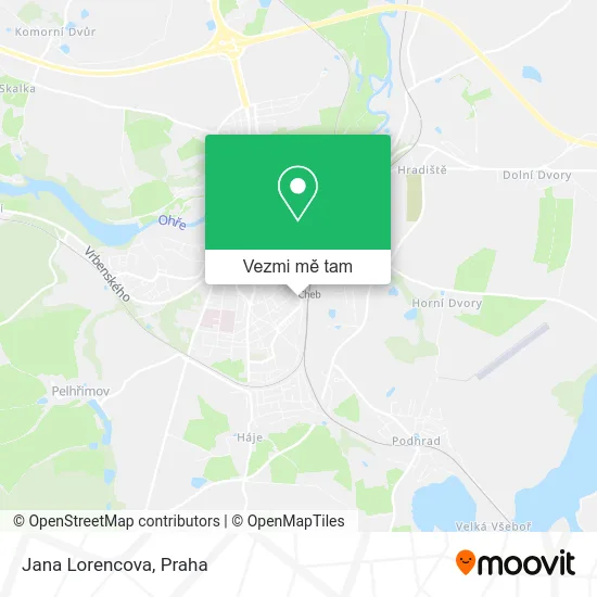 Jana Lorencova mapa