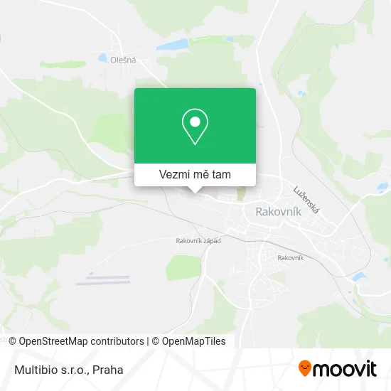 Multibio s.r.o. mapa
