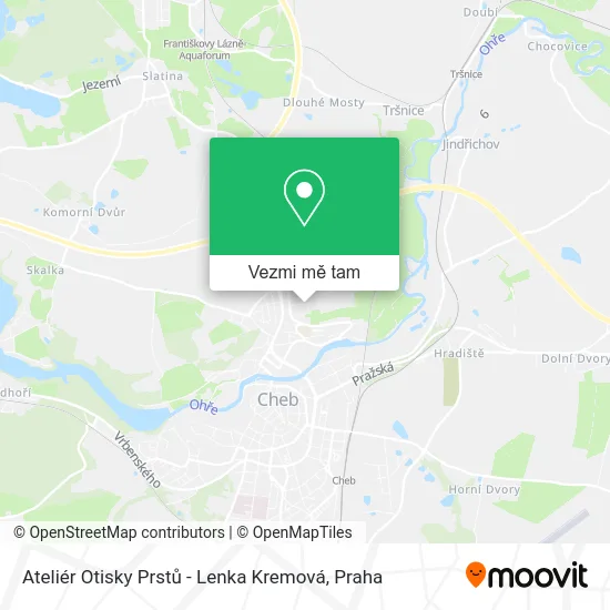 Ateliér Otisky Prstů - Lenka Kremová mapa
