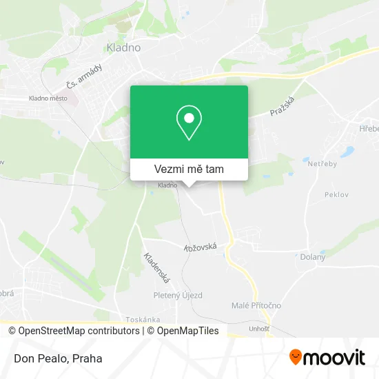 Don Pealo mapa