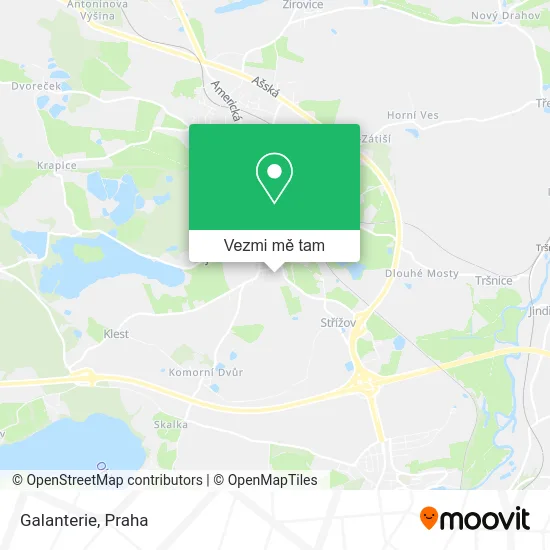 Galanterie mapa
