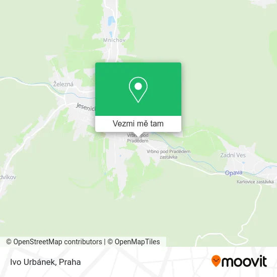 Ivo Urbánek mapa