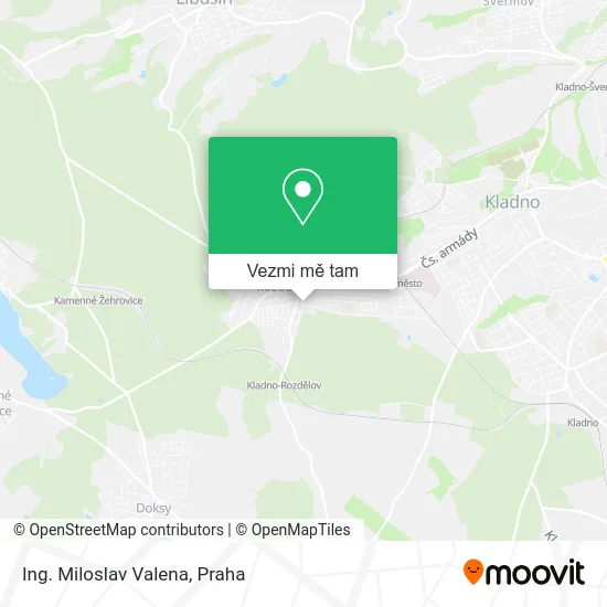 Ing. Miloslav Valena mapa