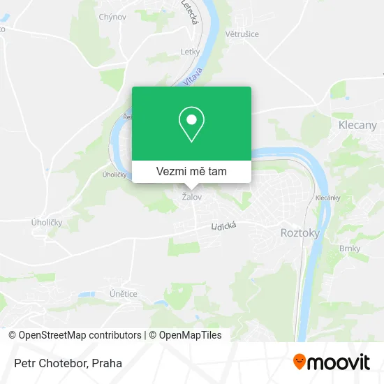 Petr Chotebor mapa
