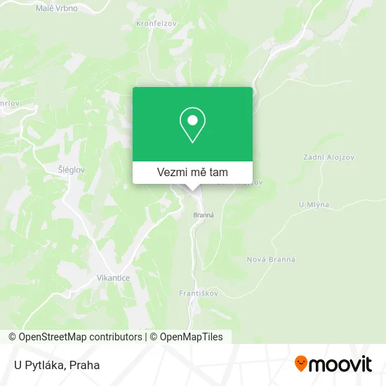 U Pytláka mapa