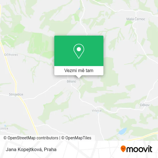 Jana Kopejtková mapa