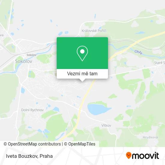 Iveta Bouzkov mapa