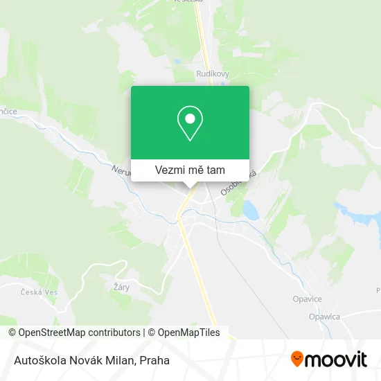 Autoškola Novák Milan mapa