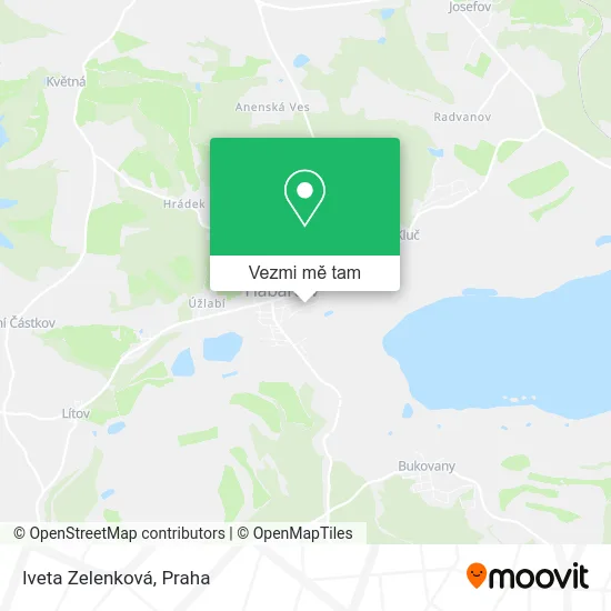 Iveta Zelenková mapa