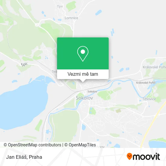 Jan Eliáš mapa