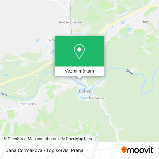 Jana Čermáková - Top servis mapa