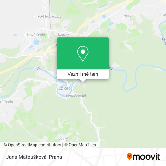 Jana Matoušková mapa