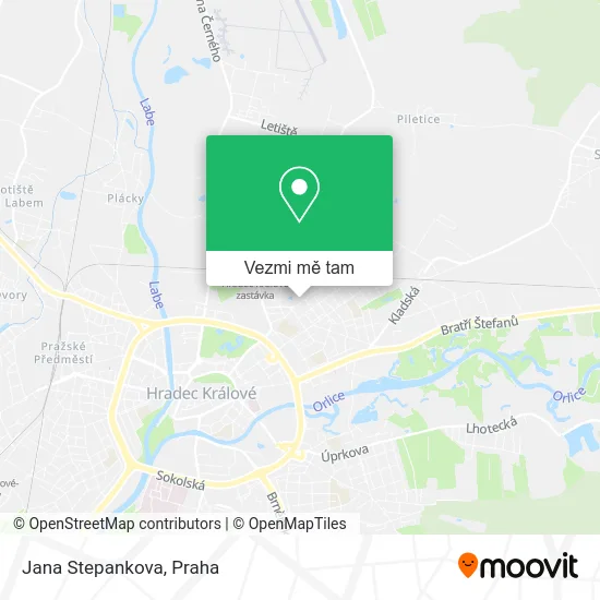 Jana Stepankova mapa