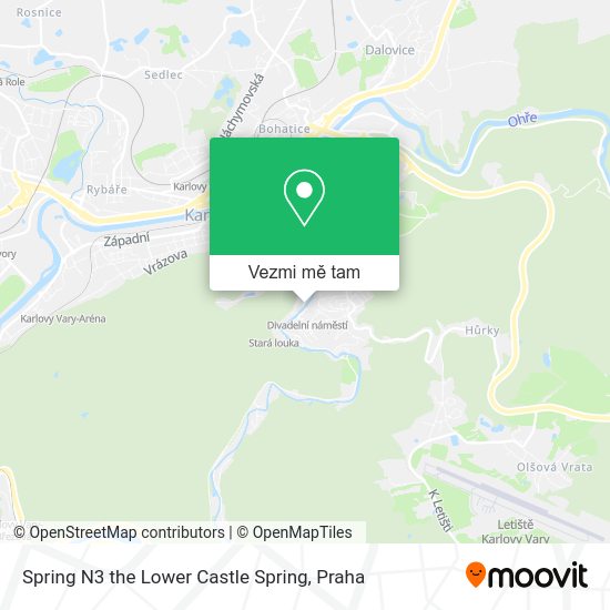 Spring N3 the Lower Castle Spring mapa