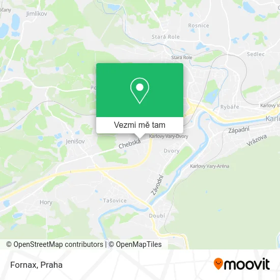 Fornax mapa