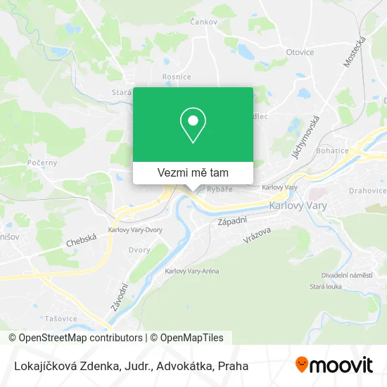 Lokajíčková Zdenka, Judr., Advokátka mapa