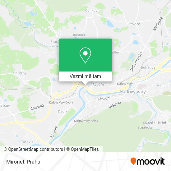 Mironet mapa
