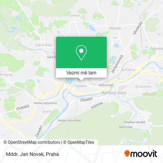 Mddr. Jan Novak mapa