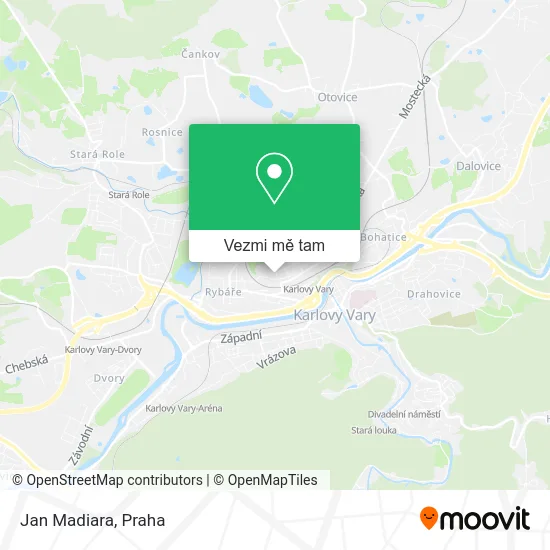 Jan Madiara mapa
