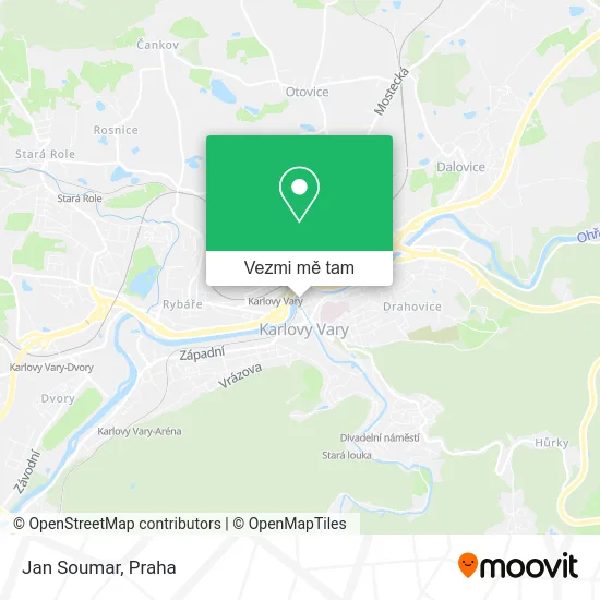 Jan Soumar mapa