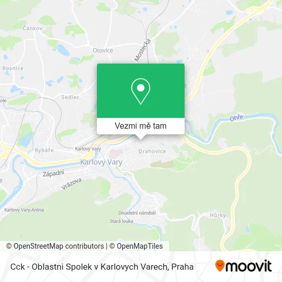 Cck - Oblastni Spolek v Karlovych Varech mapa