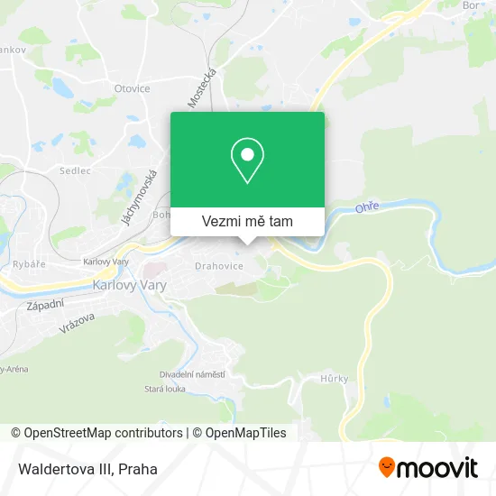 Waldertova III mapa