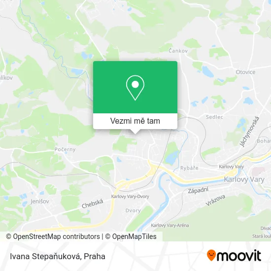 Ivana Stepaňuková mapa