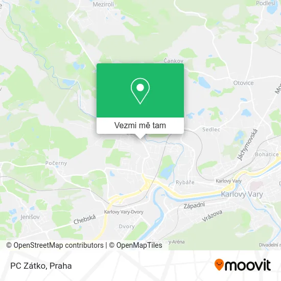PC Zátko mapa