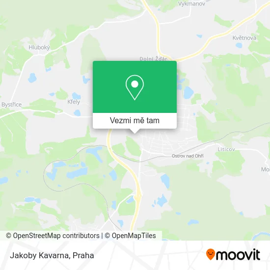 Jakoby Kavarna mapa