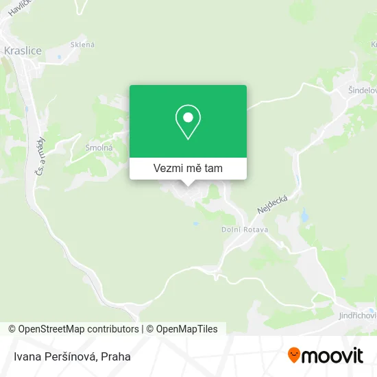Ivana Peršínová mapa