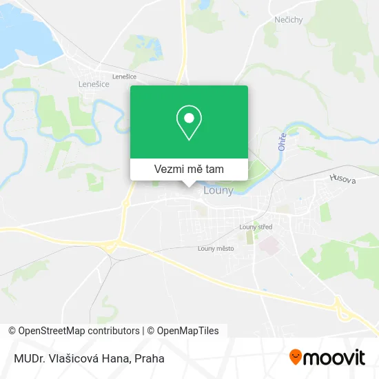 MUDr. Vlašicová Hana mapa