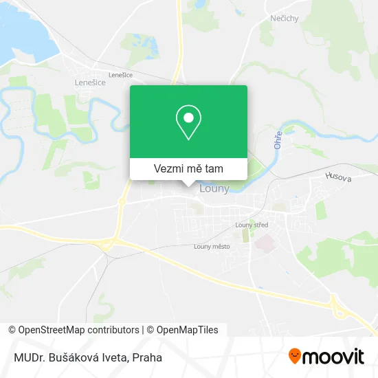 MUDr. Bušáková Iveta mapa